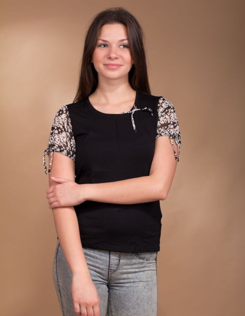 Bluzka Flora 2840 czarna