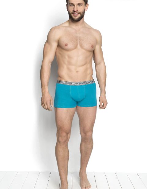 Bokserki 34253-90X 2 sztuki: Turkus + Grafit