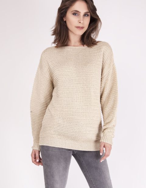 Sweter Beatrix SWE 097 Beżowy