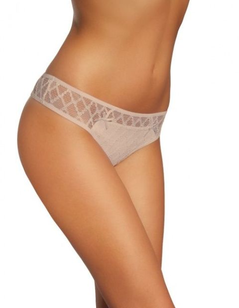 Stringi Aimee 93 Beżowe