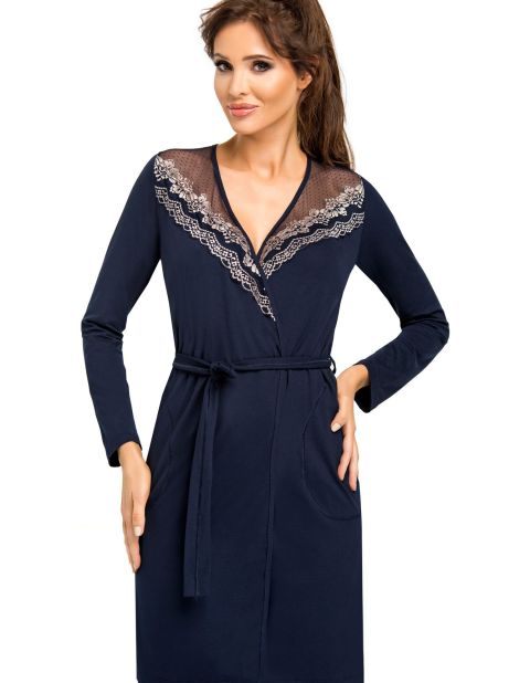 Szlafrok Jasmine Dark Blue