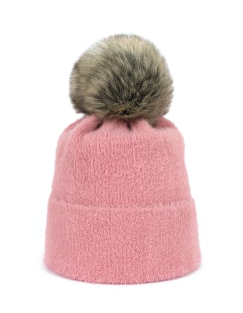 Czapka Soft Fluff Różowa