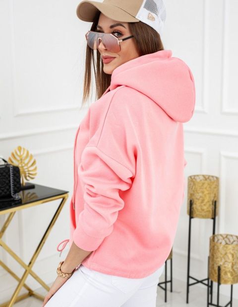 Bluza z kapturem Noemi WJ8890 Flamingo