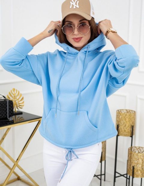 Bluza z kapturem Noemi WJ8890 Baby Blue