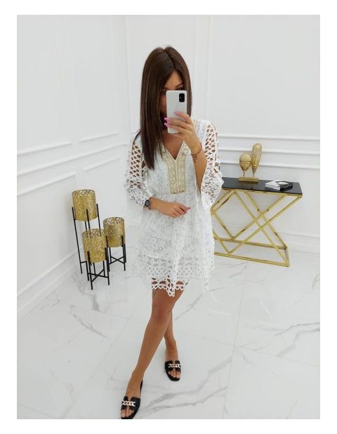 Sukienka Mayca Cotton HY1036 White