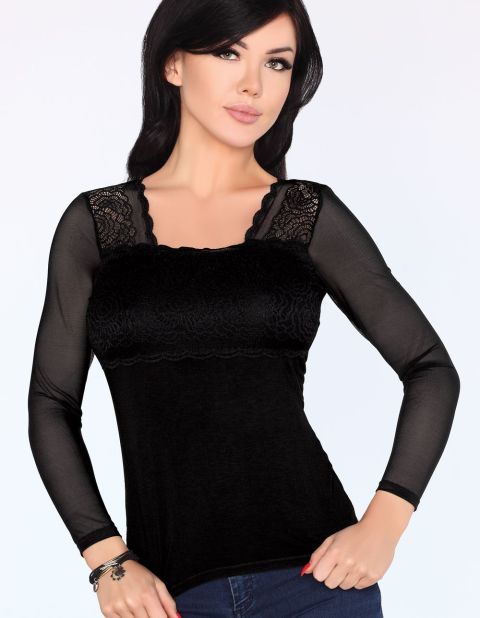 Bluzka Halima Black