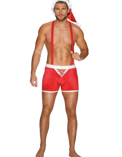 Komplet Mr Claus Czerwony