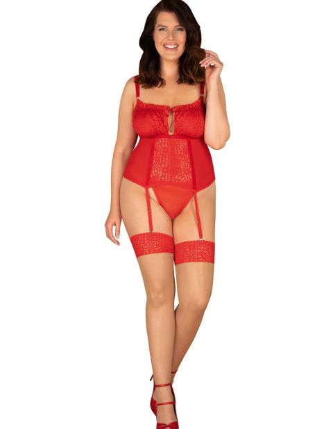 Gorset Blossmina + stringi GRATIS!!! Czerwony