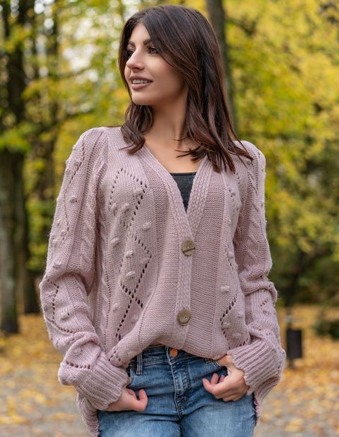 Sweter Versi Dusty Rose