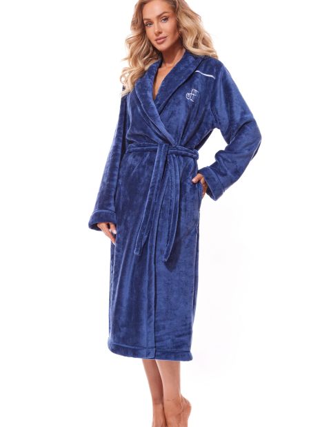 Szlafrok Lux Long 2312 Navy