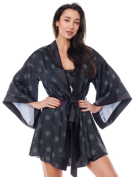 Peniuar Aster Robe Black
