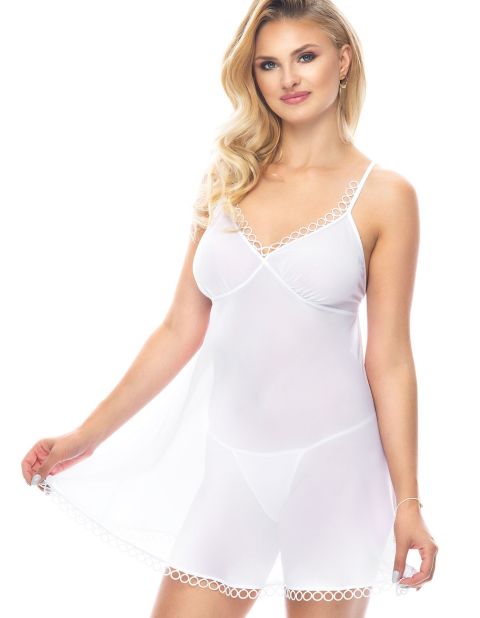 Koszulka Sadia Babydoll Biała
