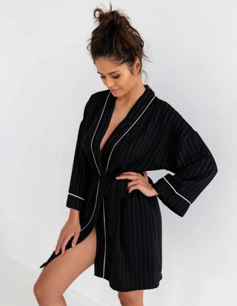 Szlafrok Evita Black