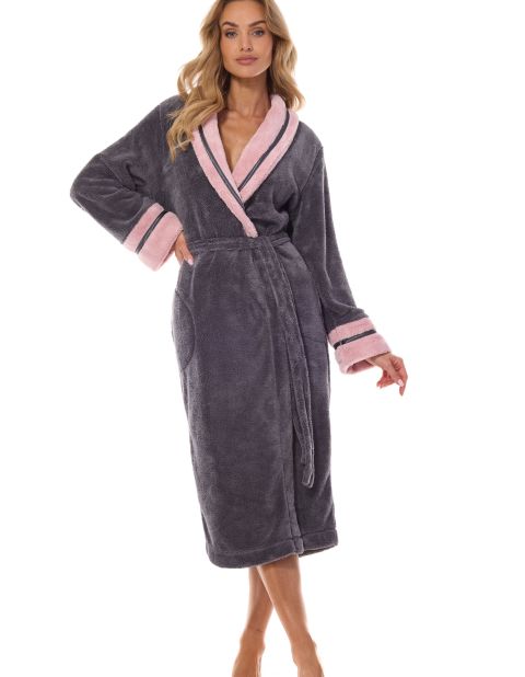 Szlafrok Madame Long 2409 Onyx