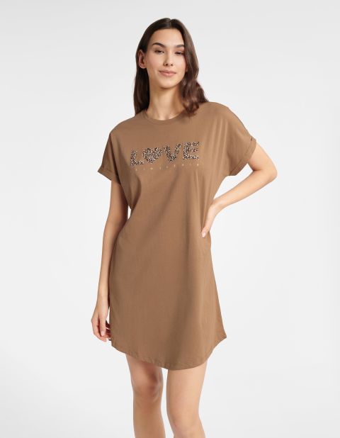 Koszulka Boutique 40616-88X Karmelowa
