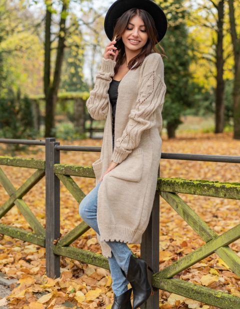 Sweter Delaina Beige