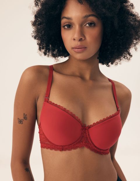Biustonosz Julietta 43286 Czerwony