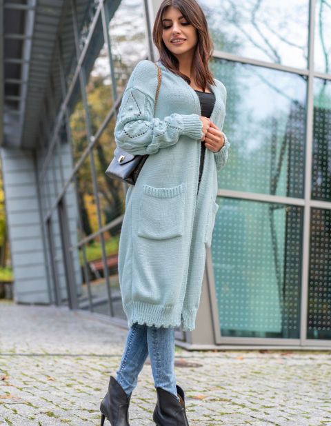 Sweter Delaina Mint