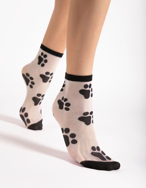 Skarpetki PawPaw 20 Den Black-White