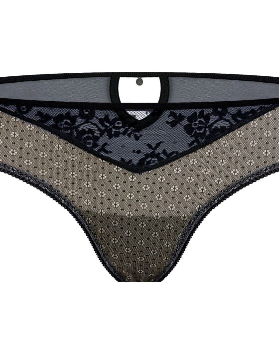 Stringi Hypnotic I S-331/1 czarno-beżowe