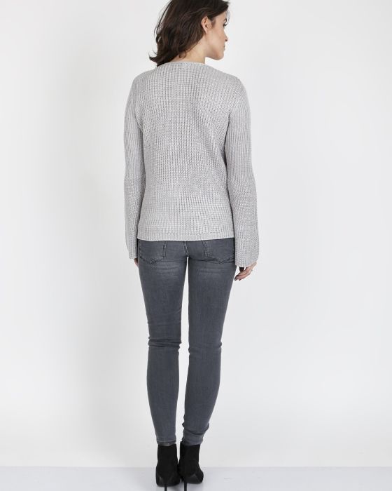 Sweter Kylie SWE 117 Szary