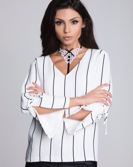 Ramiączko ozobne Lady Boss Collet Białe