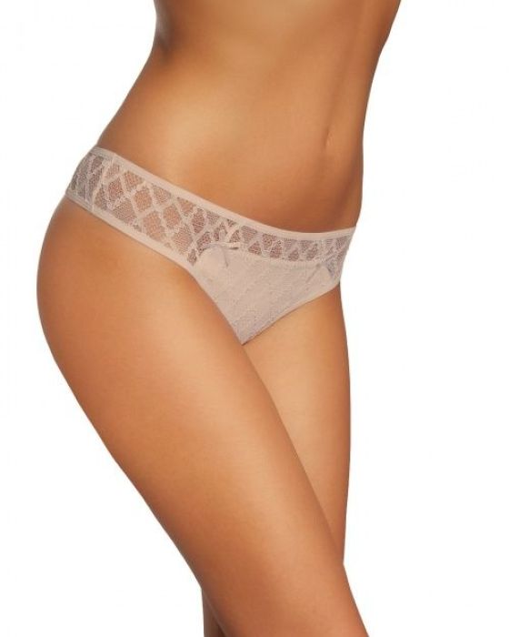 Stringi Aimee 93 Beżowe