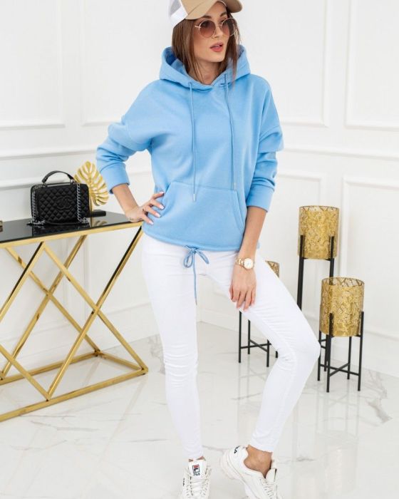 Bluza z kapturem Noemi WJ8890 Baby Blue