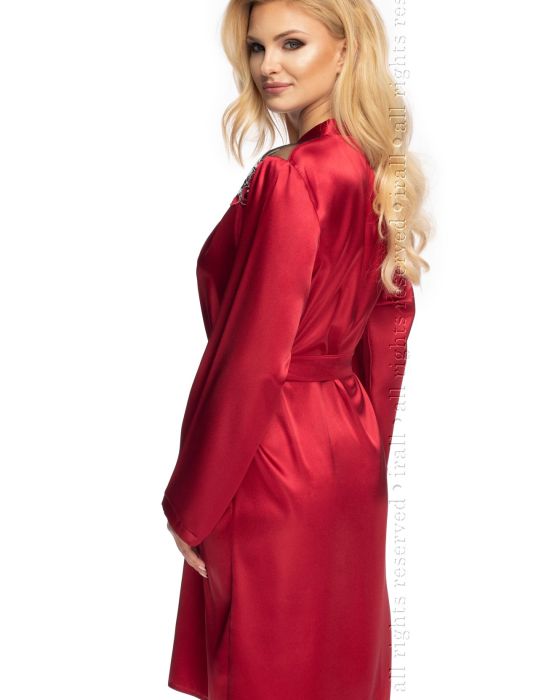 Szlafrok Elodie Burgundy