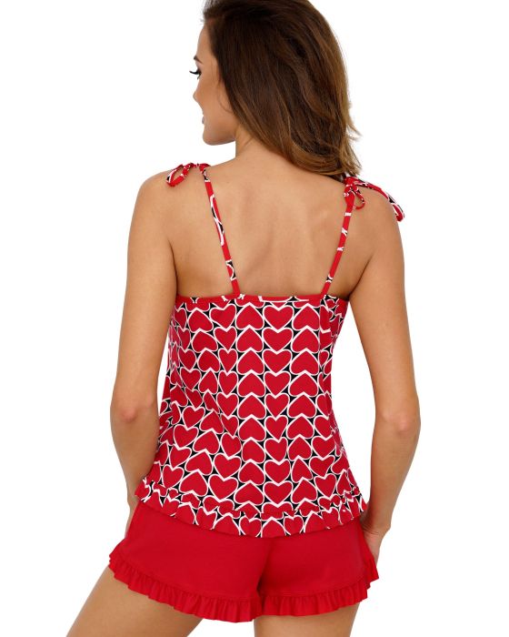 Piżama Love 1/2 Red