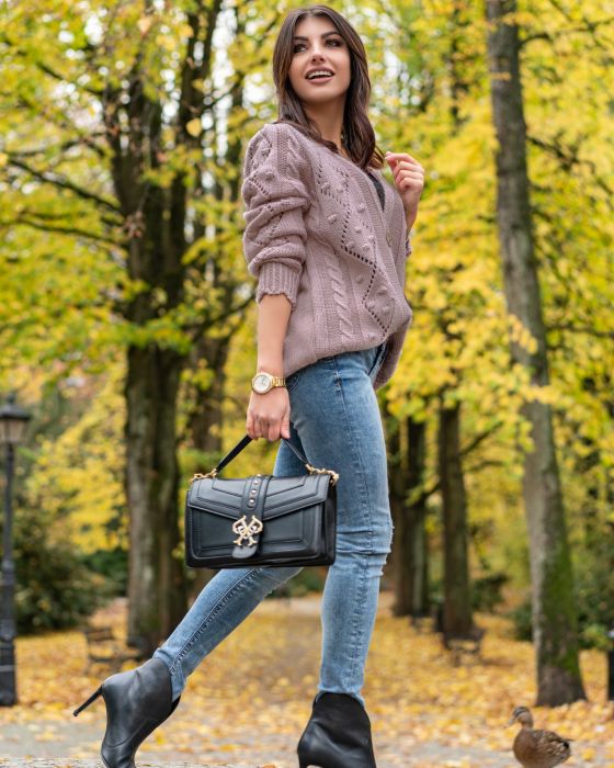 Sweter Versi Dusty Rose