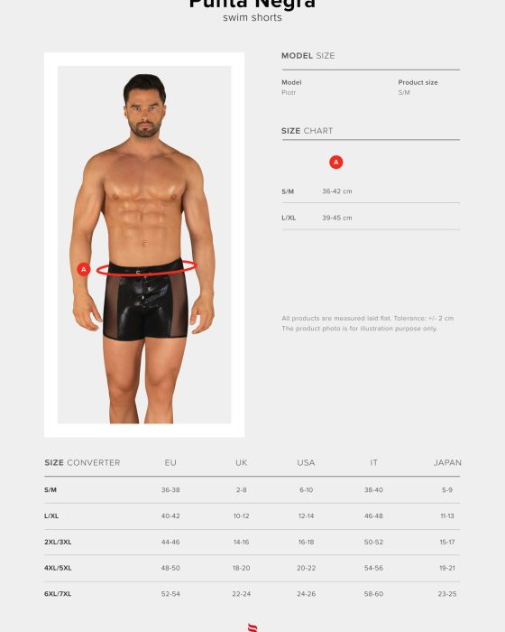 Kąpielówki Punta Negra shorts Czarne