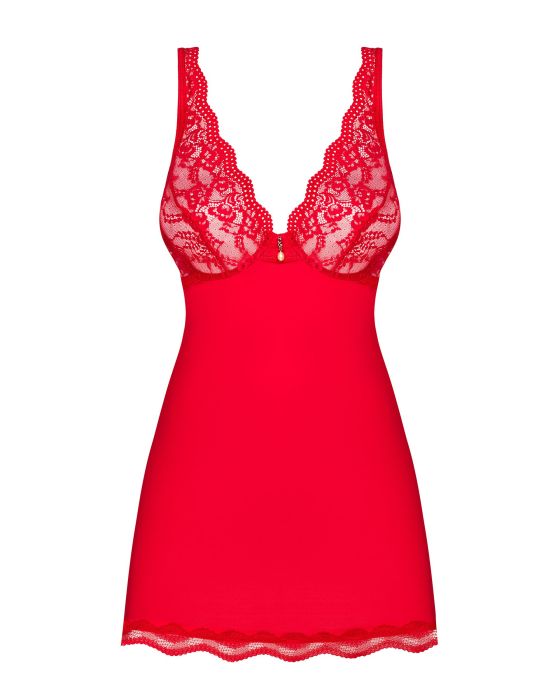 Koszulka Luvae Babydoll Czwerwona + stringi GRATIS!