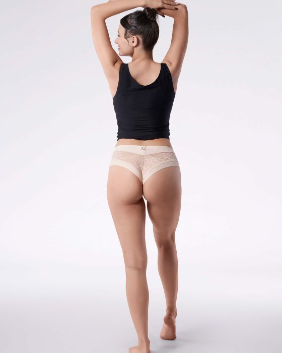 Figi Kiss Panty Beżowe