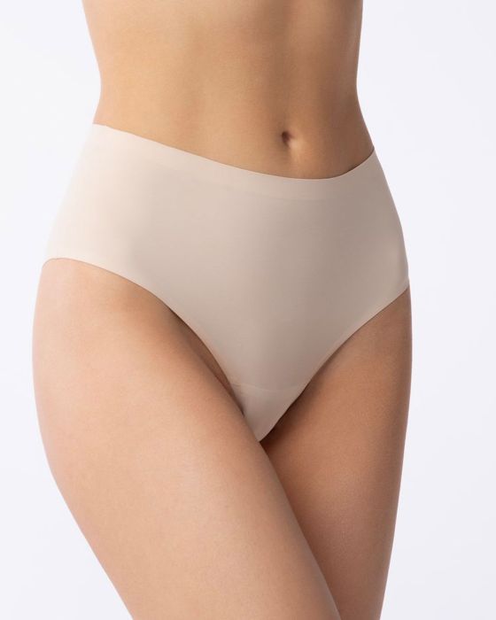 Figi Simple Brasil Maxi Beżowe