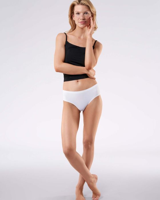 Figi Simple Panty Białe