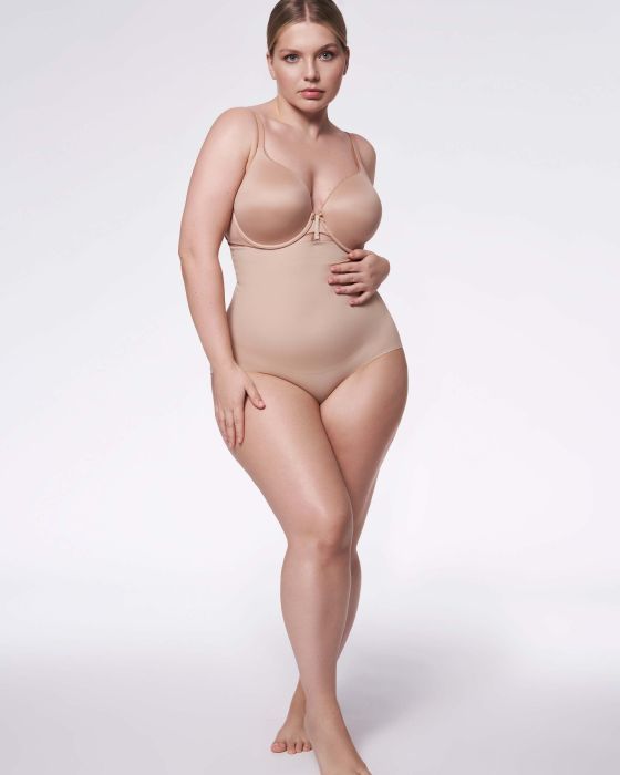 Figi extra wysoka talia 251 Naturalne