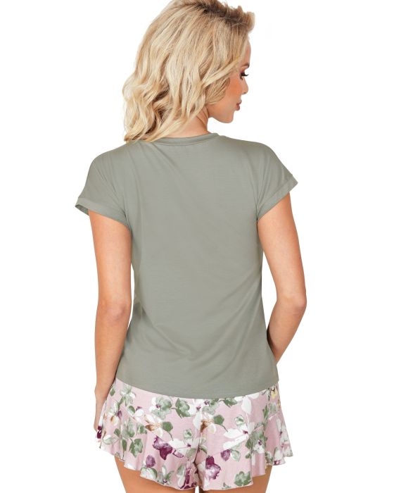 Piżama Nicola 1/2 Olive