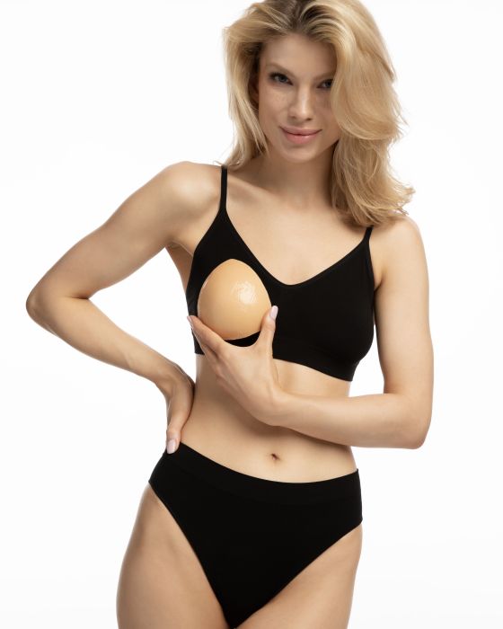 Wkładki piankowe WS-28 Dwustronne  Bikini Push-Up Beżaowe