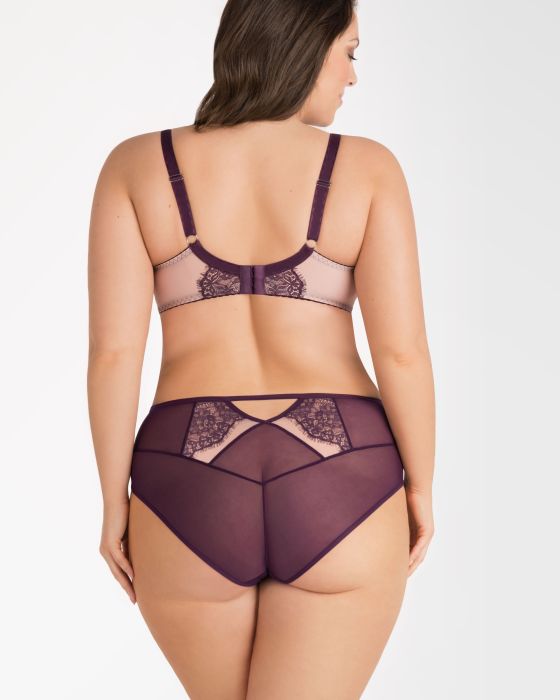 Biustonosz Violet K801 Fioletowy