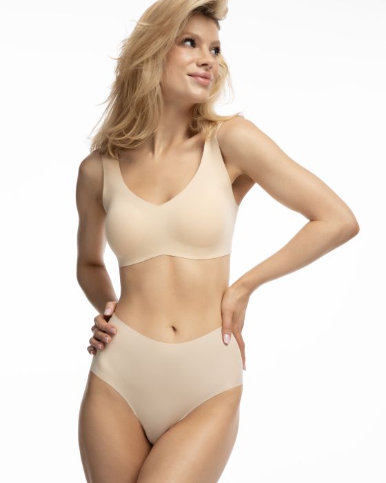 Figi Infinity Maxi Beżowe