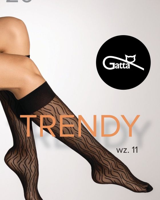 Podkolanówki Trendy Line 11 Nero