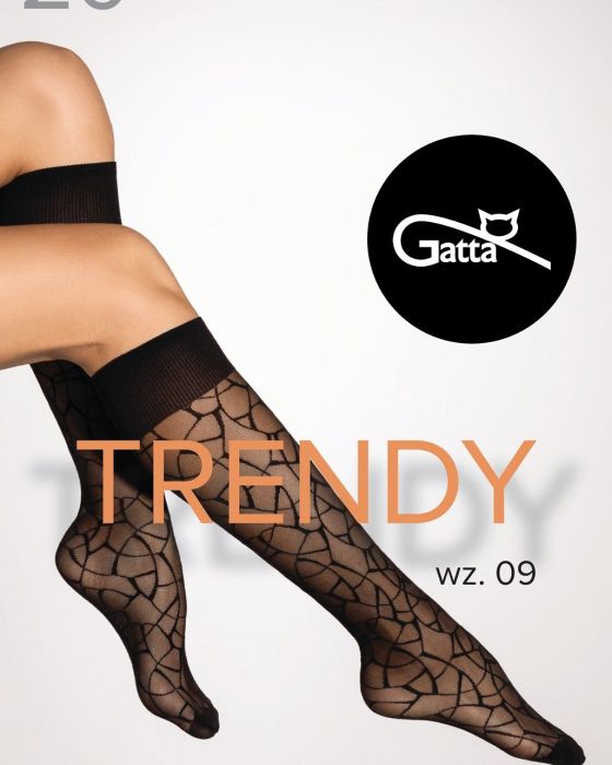 Podkolanówki Trendy Line 09 Nero