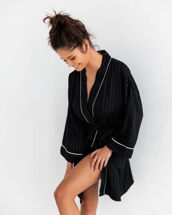 Szlafrok Evita Black