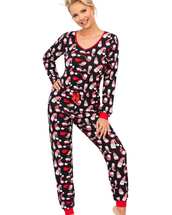 Piżama Santi Long Black