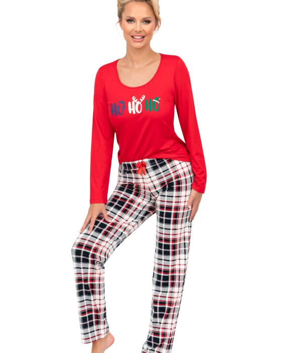 Piżama Ho Ho Long Red