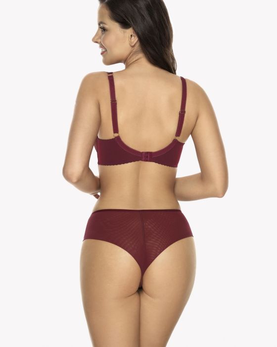 Biustonosz Jenny 1032 Kuszący Burgund