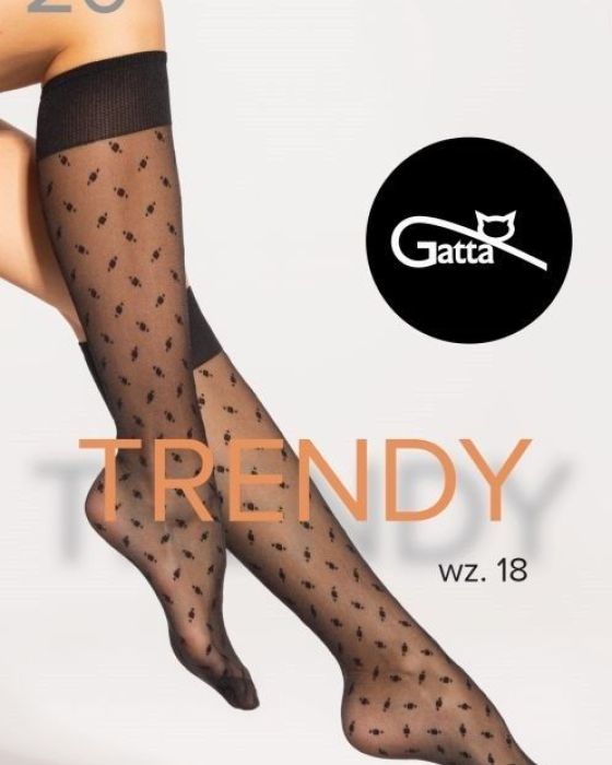 Podkolanówki Trendy Line 18 20 Den