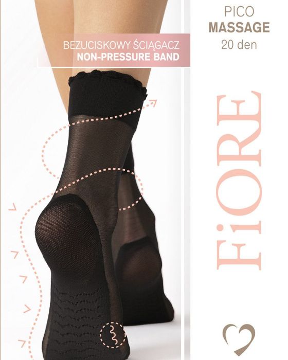Skarpetki Pico Massage 20 Den Black