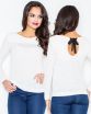 Sweter Melissa M244 ecru